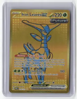 2025 Pokemon Prismatic Evolutions Iron Leaves ex #176/131 - Image 1