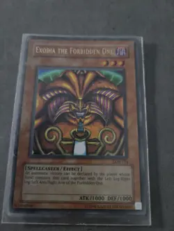 Vintage 1996 Yugioh | Exodia The Forbidden One | LOB-124 Ultra Rare | NM - Image 1