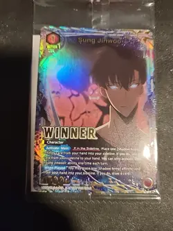 Union Arena Solo Leveling Sung Jinwoo Winner UEPR/SLG-1-019 Sealed - Image 1