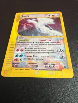 Pokemon Card Lugia 149/147 Aquapolis Holo Crystal English - Image 3