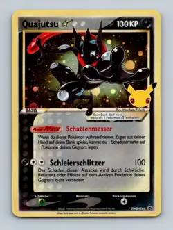Pokemon Karte Quajutsu ⭐ SWSH144 Deutsch – Near Mint – 25th Celebrations TCG - Image 1