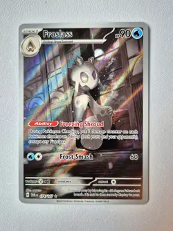 Pokemon TCG Froslass Twilight Masquerade Holo Illustration Card - Image 1