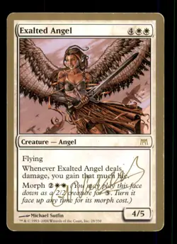 Exalted Angel LP Light Play World Deck 2004 MTG [12265] - Image 1