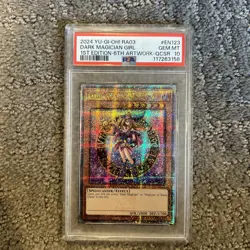 Yugioh Dark Magician Girl 6th Art QCR PSA 10 - Image 1