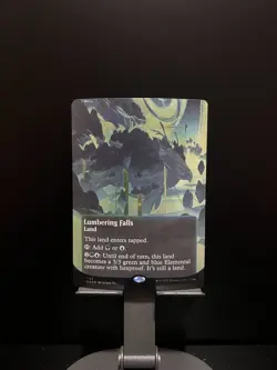 Lumbering Falls 159 (Borderless Galaxy Foil) Edge of Eternities - Image 1