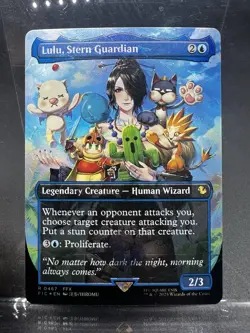 Lulu, Stern Guardian (Borderless) (Chocobo Track Foil) Commander: Final Fantasy - Image 1