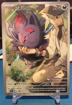 N's Zorua 189 (Pokemon Center Exclusive) Scarlet & Violet Promo Card NM - Image 1