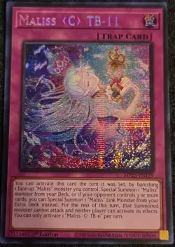 YuGiOh! -  MP25-EN129 - Maliss C TB-11  - Prismatic Secret Rare - NM/M - Image 1