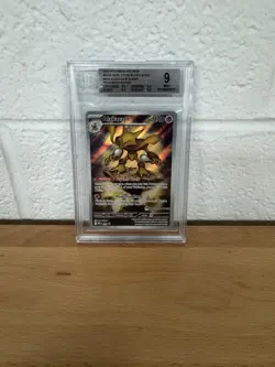 2025 BLACK STAR PROMO MEGA EVOLUTION POKEMON CENTER #009 ALAKAZAM BGS 9 - Image 1
