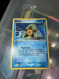 Pokemon Staryu EX Deoxys Card 77/107 Reverse Holo Stamped - Image 1