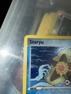 Pokemon Staryu EX Deoxys Card 77/107 Reverse Holo Stamped - Image 5