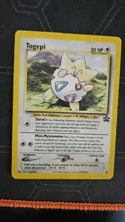 Togepi 30 Black Star Promo Pokemon Card MP - Image 1