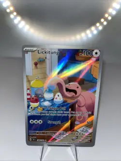 Pokemon TCG Lickitung 180/162 IR Illustration Rare Temporal Forces - Image 2