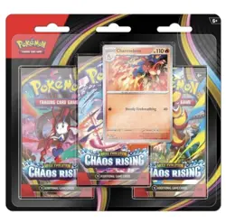 Pokemon TCG: Mega Evolution - Chaos Rising - Three-Booster Blister Pre SALE May - Image 1