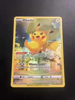 Pokemon TCG Pikachu Holo Ultra Rare GG30/GG70 Crown Zenith Galarian Gallery - Image 1