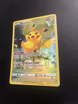 Pokemon TCG Pikachu Holo Ultra Rare GG30/GG70 Crown Zenith Galarian Gallery - Image 2