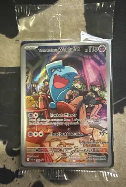 (Pokemon Center Promo #SVP203) Team Rocket's Wobbuffet (Sealed) - Image 1
