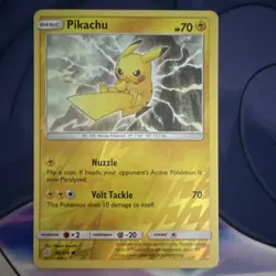 Pokemon Pikachu 66/236 SM-Cosmic Eclipse Reverse Holo Basic Common 70 HP - Image 1