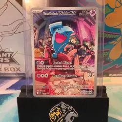 Pokemon Team Rocket's Wobbuffet 203 Sv: Scarlet & Violet Promo Holo 110 HP - Image 1