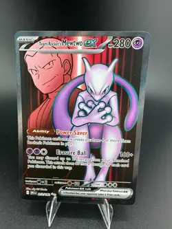 Pokemon TCG Team Rockets Mewtwo EX 213/182 Ultra Rare Destined Rivals - Image 1