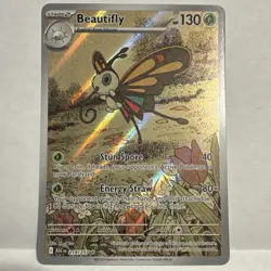 Nintendo Beautifly 219/217 ASC Stage 2 Holo 130HP Pokemon Card - Image 1