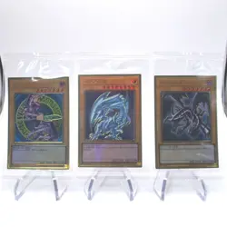 YuGiOh Blue Eyes Red Eye Dark Magician Premium Gold LGB1 Unopened Japanese P114 - Image 1