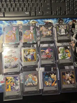 Dragon Ball Super Card Game Silver Energy Marker Set 13 Cards Bulma Goku Vegeta - Image 1