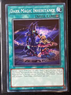 Dark Magic Inheritance - LEDD-ENA18 - SPELL CARD - Legendary Dragon Decks (2020) - Image 1