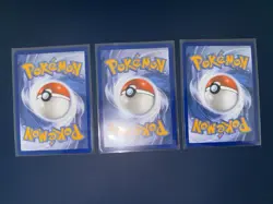 Pokemon First Partner Illustration Collection 3 card gen 7 Alola Set NM - Image 2