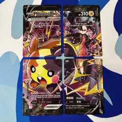 Pokemon Morpeko V-Union 4 Card Set SWSH287 SWSH288 SWSH289 SWSH290 Promo NM/Mint - Image 1