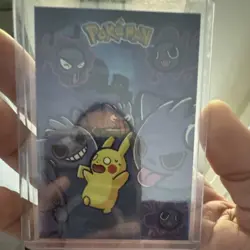 Pokemon TCG Pikachu Gengar Crystal Card Collection 2023 Nintendo Card - Image 1