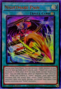 Yugioh - Nightmare Pain - MP25-EN165 - Ultra Rare - NM/M - Image 1
