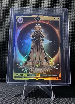 VCard: Divine Chaos 1st Edition Yuzu Ultra Rare 10 Holo Card - Image 1