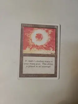 Magic The Gathering Revised Edition Sol Ring MP Condition OC3464 - Image 1