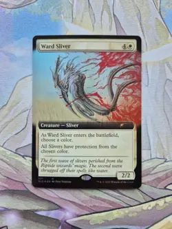 FOIL BORDERLESS Ward Sliver ~ Secret Lair [ NearMint ] [ Magic MTG ] - Image 1
