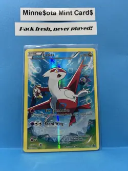 Latias Full Art Promo Holo XY78 Basic Dragon Pokemon Pack fresh Never Played - Image 3