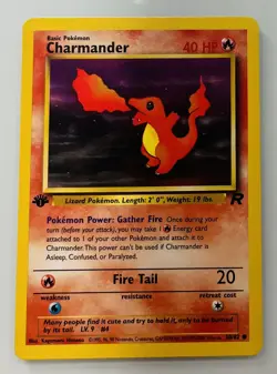 Charmander 50/82 1st Edition Team Rocket Pokemon Card - Image 1