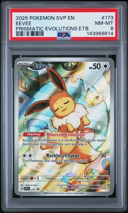 2025 POKEMON SVP EN-SV PROMO | PRISMATIC EVOLUTIONS ELITE TRAINER BOXEEVEE 173 - Image 1