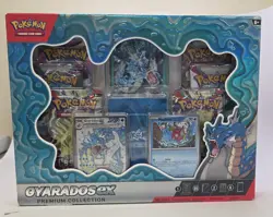 Pokemon TCG Gyarados ex Premium Collection Box Promo Booster Card Sleeves - Image 1