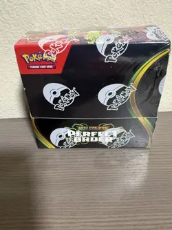 Pokemon Company Int’l Mega Evolution Perfect Order Sealed Booster Box 2024 - Image 1