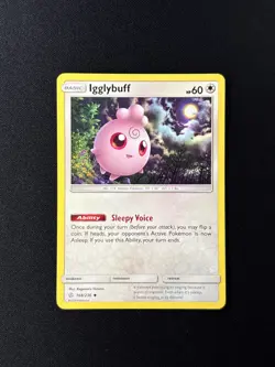 Igglybuff 168/236 - Normal - SM - Cosmic Eclipse - Uncommon - NM - Pokemon TCG - Image 1