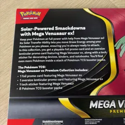 Pokemon TCG Mega Evolution - Mega Venusaur Ex Premium Collection Box - Image 2