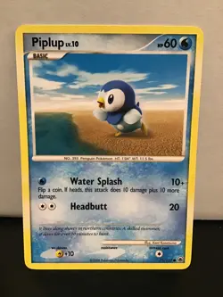 Piplup 71/100 Pokemon Majestic Dawn Common - Image 1