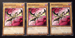 Yu-Gi-Oh! 3x Drachenfluch, YGLD-DEA07, Common, 1. Auflage, Deutsch, Near Mint - Image 1