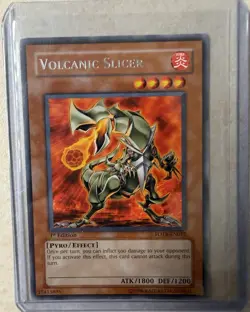Yugioh Volcanic Slicer FOTB-EN012 Unlimited Ultimate Rare Holo - NM - Image 1