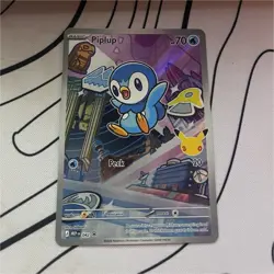 Pokemon TCG Holo EX Card Lot 10 Cards Piplup Flygon Meowth EX Genesect EX Rowlet - Image 1