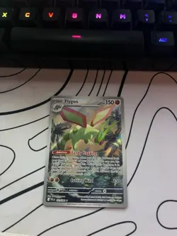 Pokemon TCG Holo EX Card Lot 10 Cards Piplup Flygon Meowth EX Genesect EX Rowlet - Image 2