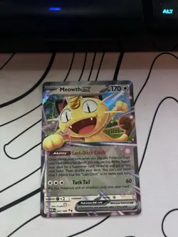 Pokemon TCG Holo EX Card Lot 10 Cards Piplup Flygon Meowth EX Genesect EX Rowlet - Image 3