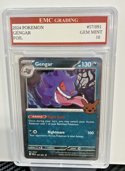 GENGAR 2024 Holo #57/91 Pokemon Card GRADED 10 TCG - Image 1