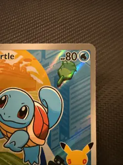 Pokemon Squirtle 039 First Partner Illustration Full Art Holo Promo Pokemon Card - Image 3
